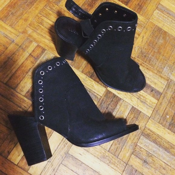 ladies leather black shoes - Picture 1 of 1